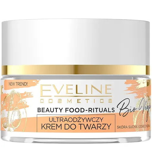 Ультраживильний крем для обличчя Eveline Beauty Food-Rituals Bio Vegan, 50 мл