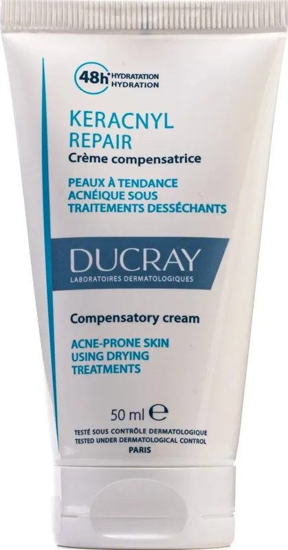 Крем для обличчя Ducray Keracnyl Repair відновлювальний 50 мл
