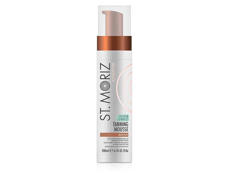 Мус-автозасмага для середнього відтінку шкіри St. Moriz Advanced Colour Correcting Tanning Mousse Medium, 200мл