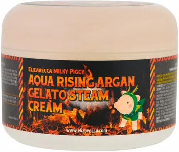 Крем паровий зволожуючий Elizavecca Milky Piggy Aqua Rising Argan Gelato Steam Cream