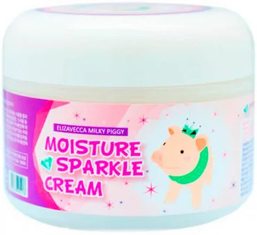 Крем зволожуючий з ефектом сяйва Elizavecca Milky Piggy Moisture Sparkle Cream