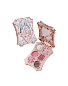 Палетка тіней Flower Knows (Флавер Ноуз) Bunny Garden 6-Color Makeup Palette лімітована 6.5 г, відтінок 03 Ruby Berry