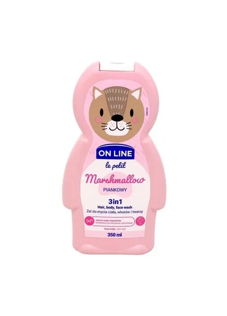 Засіб для миття волосся, тіла та обличчя дитячий Le Petit Marshmallow 350 мл On Line (390211607)