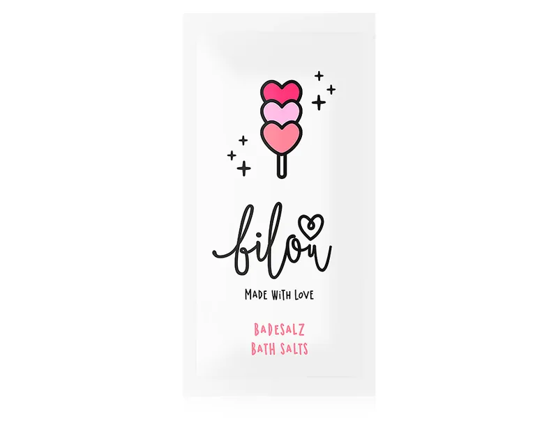 Сіль для ванни «Солодка полуниця» Bilou Lovely Strawberry Bath Salt, 80г
