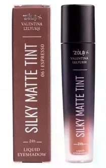 Рідкі тіні для повік ZOLA x Valentina Lelyukh Silky Matte Tint 06 Espresso 3.2 мл