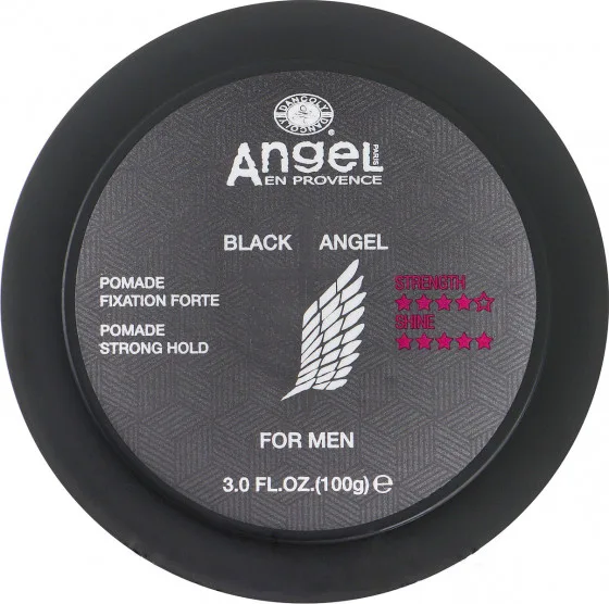 Angel Professional Black Angel Pomade Strong Hold - Помада для