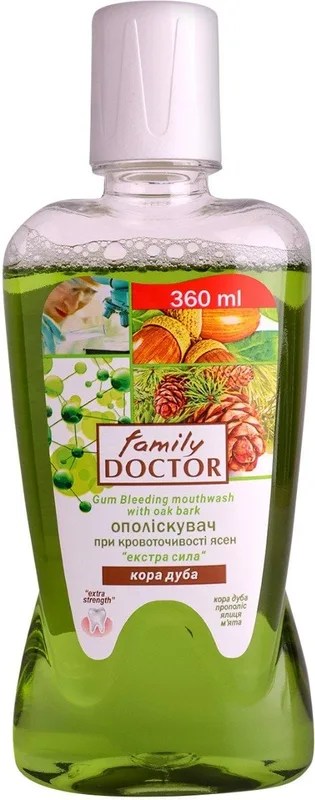 Ополіскувач для рота Family Doctor Кора дуба 360 мл