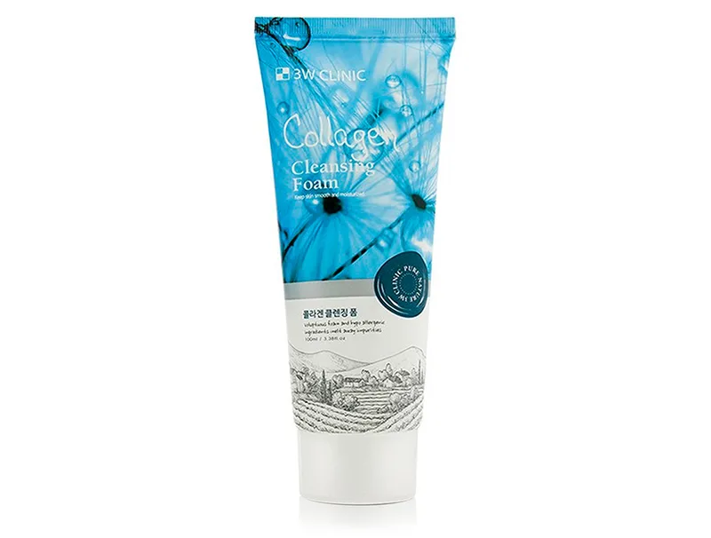 Пінка для вмивання з колагеном 3W Clinic Collagen Cleansing Foam, 100мл