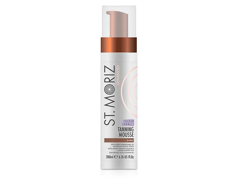 Мус-автозасмага для темного відтінку шкіри St. Moriz Advanced Colour Correcting Tanning Mousse Dark, 200мл