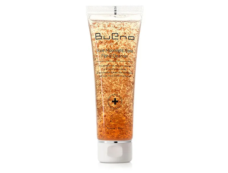 Квітковий гель для вмивання з пелюстками троянд Bueno Pure Moonlight Rose Floral Cleanser, 80мл