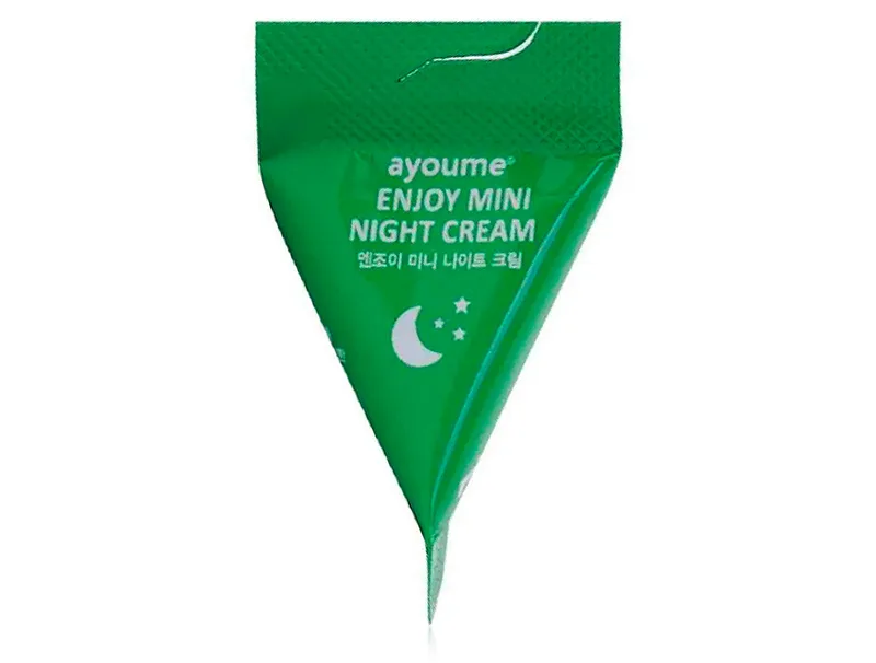 Нічний крем для обличчя з центелою азіатською Ayoume Enjoy Mini Night Cream