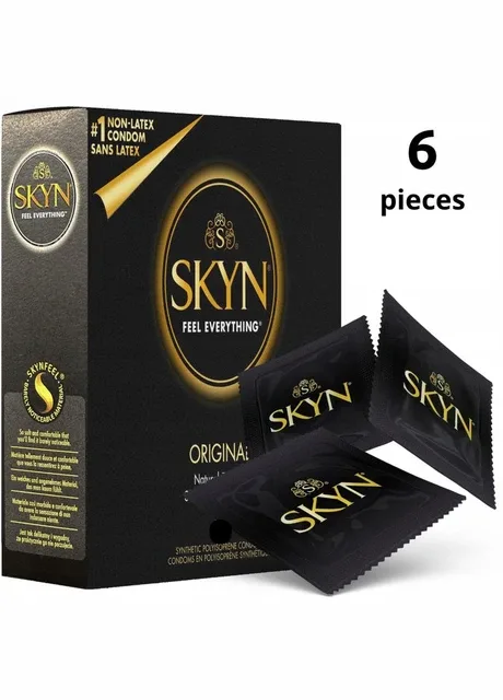 Презервативи Original 6 шт безлатексні (м'яка упаковка) SKYN (303888828)