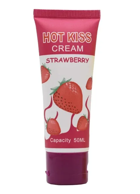 Лубрикант Hot Kiss Полуниця на водній основі Langsha (251707863)