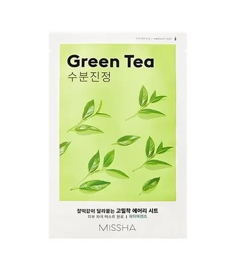 Маска для обличчя Missha Airy Fit Зелений чай 19 г