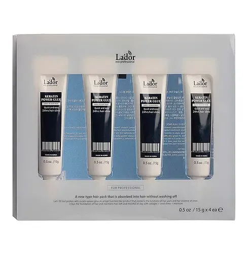 Сироватка La’dor Keratin Power Glue, для посічених кінчиків, 60 г (4 уп. по 15 г)