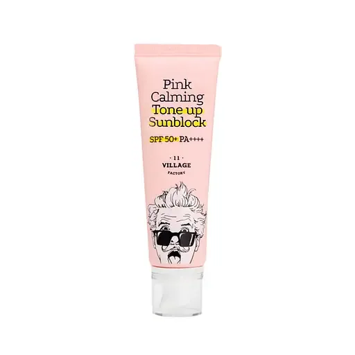 Сонцезахисний крем для обличчя Village 11 Factory Pink Calming, SPF 50, 50 мл