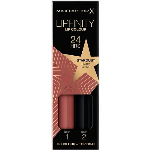 Стійка губна помада Max Factor Lipfinity 2 Step відтінок 82 Stardust 2.3 мл + 1.9 г (8000019174514)