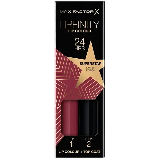 Стійка губна помада Max Factor Lipfinity 2 Step відтінок 86 Superstar 2.3 мл + 1.9 г (8000019174518)