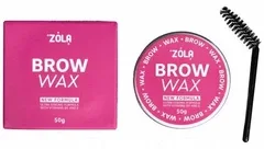 Віск для брів (50 г) Zola Brow Wax для фіксації форми, з ефектом ламінування