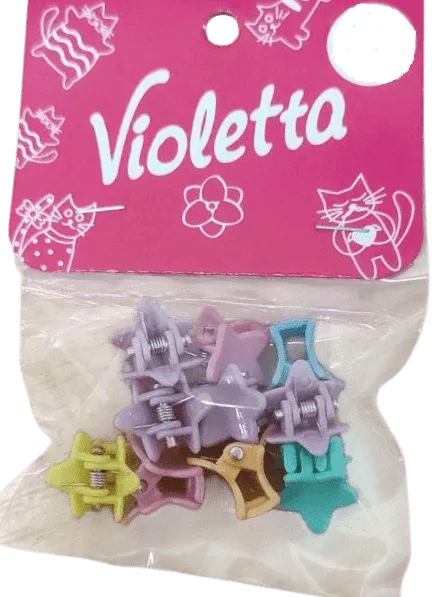 Міні-крабики Violetta для волосся дитячі 10 штук