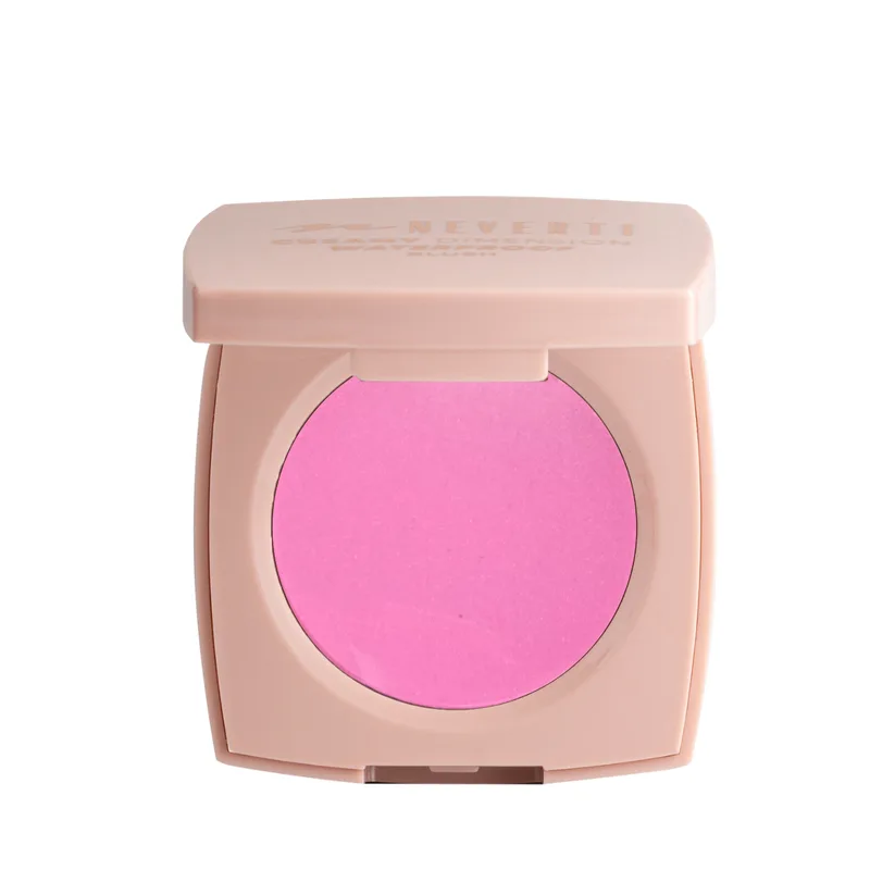 Рум'яна водостійкі компактні Neverti Creamy Dimension Waterproof Blush 6 г NP203 007 Peony Pink Яскраво-рожевий