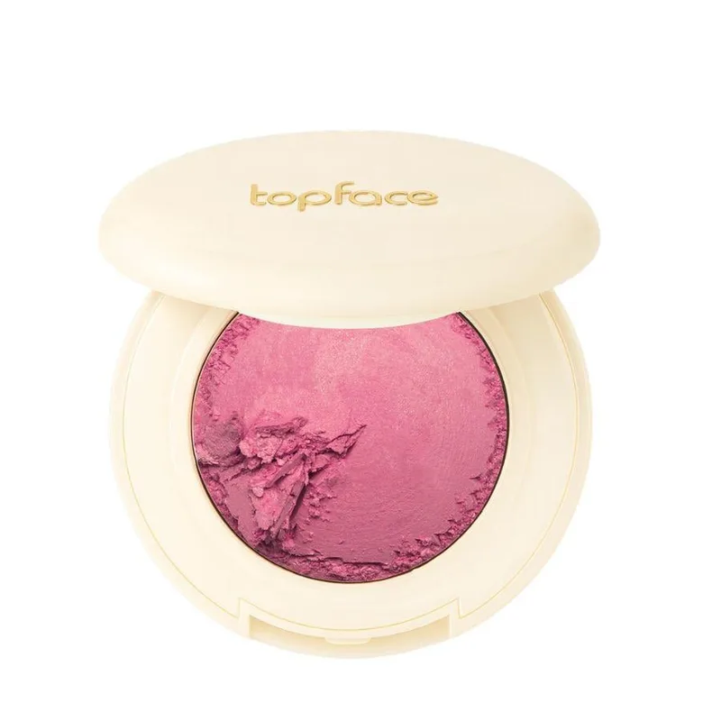 Рум'яна запечені TopFace ProHD Natural Glow Baked Blush PT705 004 Pink Flush Яскраво-рожевий