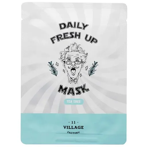 Тканинна маска з екстрактом чайного дерева Village 11 Factory Daily Fresh Up, 20 мл