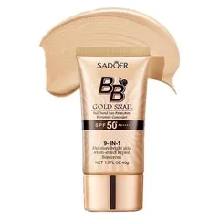 ВВ крем із муцином равлики Sadoer SPF 50PA++++