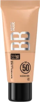 Зволожувальний легкий крем-догляд для обличчя Maybelline New York Fit Me BB з тональним ефектом Nude 40 30 мл (3600531712792)