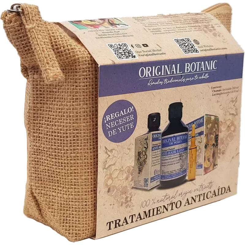 Набір Original Botanic (Оріджинал Ботанік) від випадіння волосся (шампунь жіночий 250 мл + лосьйон 12х10 мл)