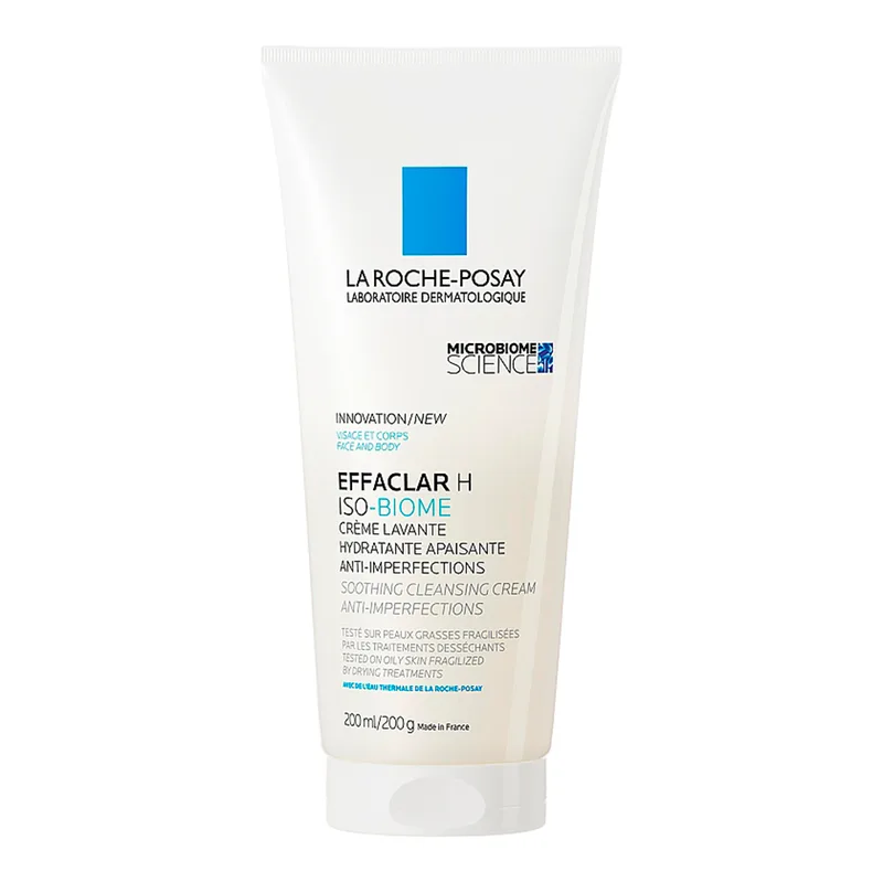 Крем-гель La Roche-Posay (Ля Рош-Позе) Effaclar очищуючий заспокійливий для зневодненої чутливої шкіри обличчя та тіла 200 мл