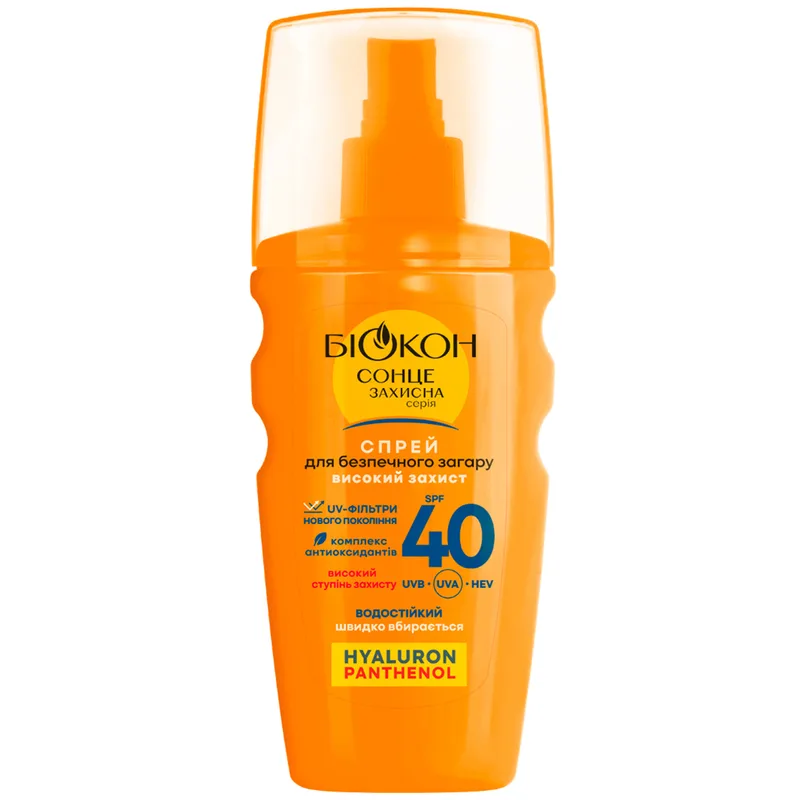 Спрей Біокон для безпечної засмаги SPF50 + 160 мл