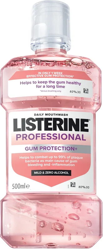 Ополіскувач для ротової порожнини listerine професійний захист ясен+ 500 мл