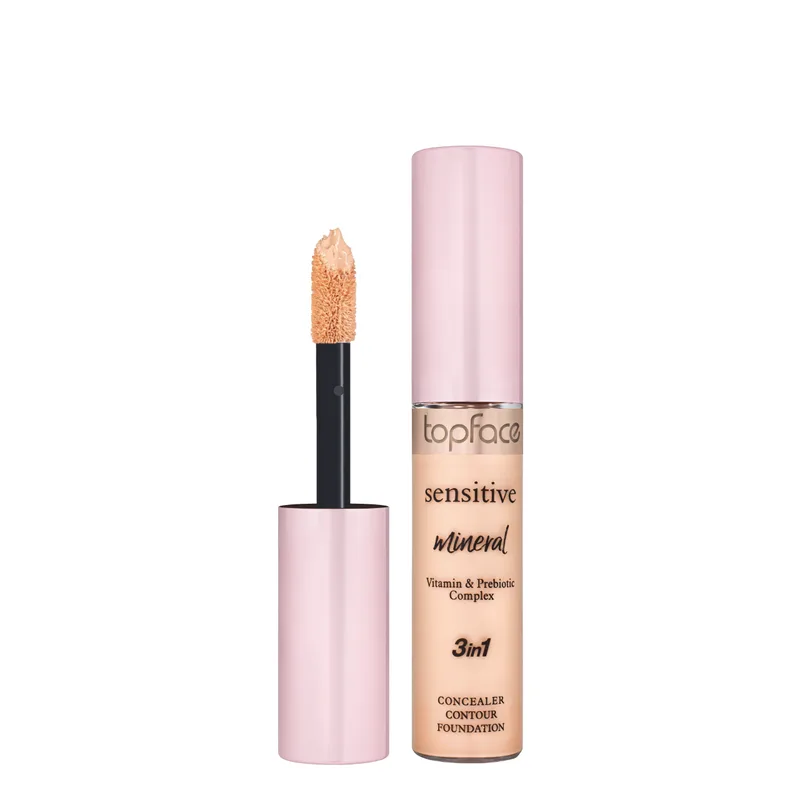 Консилер для обличчя TopFace Sensitive Mineral PT471 3в1 №03 Натуральний