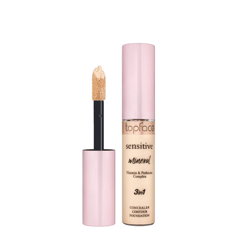 Консилер для обличчя topface Sensitive Mineral PT471 №01 3в1 Ivory Beige