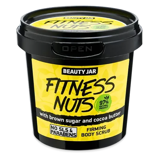 Зміцнюючий скраб для тіла Beauty Jar Fitness Nuts 200 г