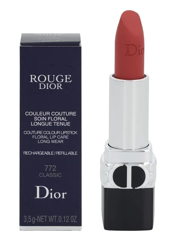 Помада губна Christian Dior Rouge Couture Lipstick Matte 772 Classic Lipstick Refillable (3348901526913)