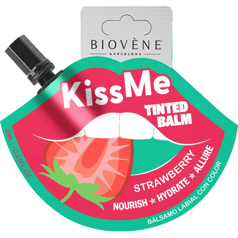 Бальзам Biovene (Біовен) для губ Поцілуй мене, полуниця 8 мл