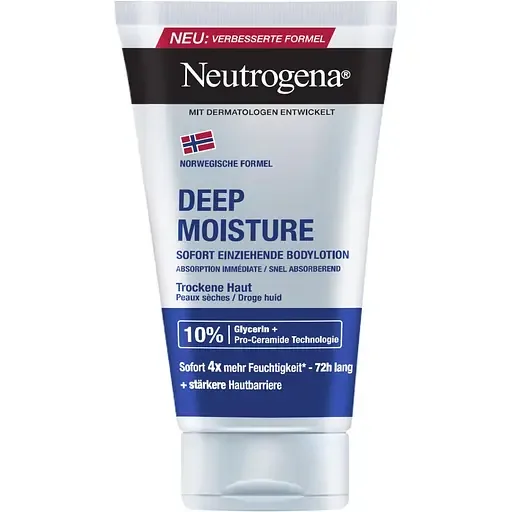 Лосьйон для тіла Neutrogena Norwegian Formula Deep Moisture Oil In Lotion Глибоке зволоження для сухої шкіри 75 мл