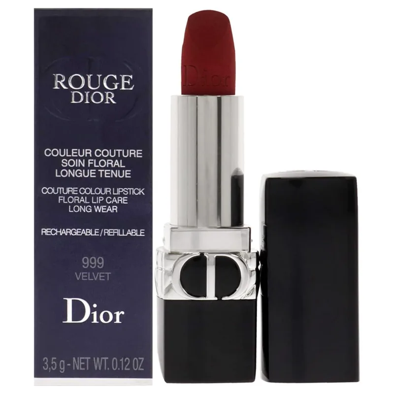 Помада губна Christian Dior Rouge Couture Lipstick Velvet відтінок 999