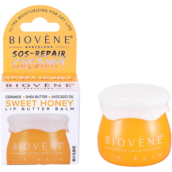 Бальзам Biovene (Біовен) для сухих губ зволожуючий з медом та керамідами 8 г