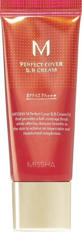 Зволожуючий та матуючий BB крем для обличчя Missha Perfect Cover BB Cream