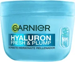 Зволожувальний крем-сорбет Garnier Hyaluron Fresh & Plump Hydrating Sorbet Cream З гіалуроновою кислотою для надання свіжості та пружності шкірі обличчя 85 г (3600542663243)