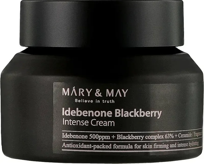Крем для обличчя Mary & May idebenone + blackberry інтенсивний догляд 70 г