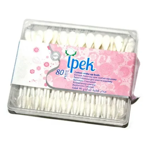 Ватні палички Ipek для зняття макіяжу, 80 шт.