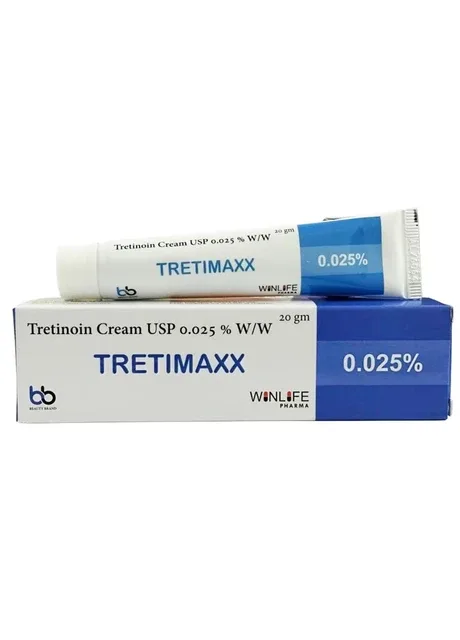 Третіноїн крем (третімакс) 0,025 % 20 г., Tretinoin Cream USP 0,025 % TRETIMAXX 20g Winlife Pharma No Brand (393256488)