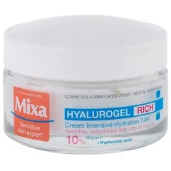 Зволожувальний денний крем MIXA Hyalurogel Rich Cream, 50 мл