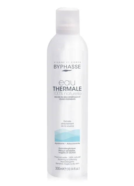 Охолоджуюча термальна вода для обличчя та тіла Eau Thermale 300 мл Byphasse (334688542)