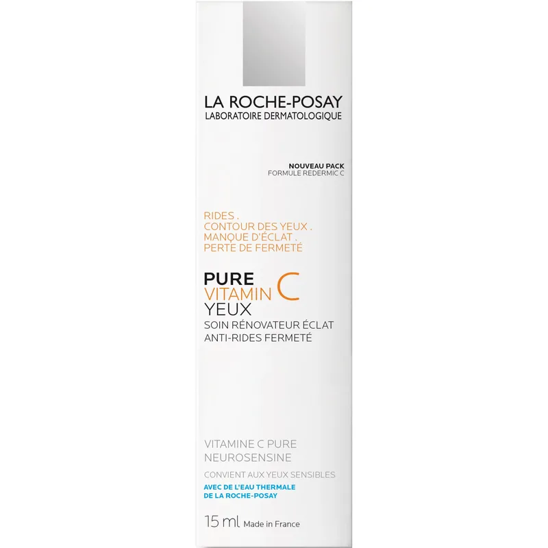 Засіб для шкіри навколо очей La Roche-Posay (Ля Рош-Позе) Пюр Вітамін С антивіковий догляд для чутливої шкіри контуру очей 15 мл