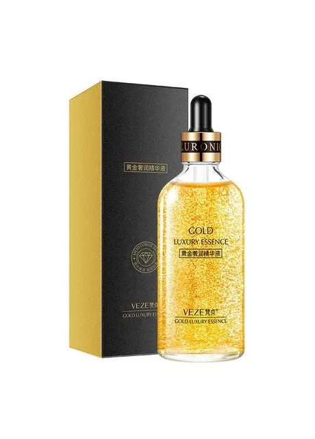 Сироватка для обличчя із золотом 24K Pure Gold Luxury Essence, 100 млл Venzen (317169511)